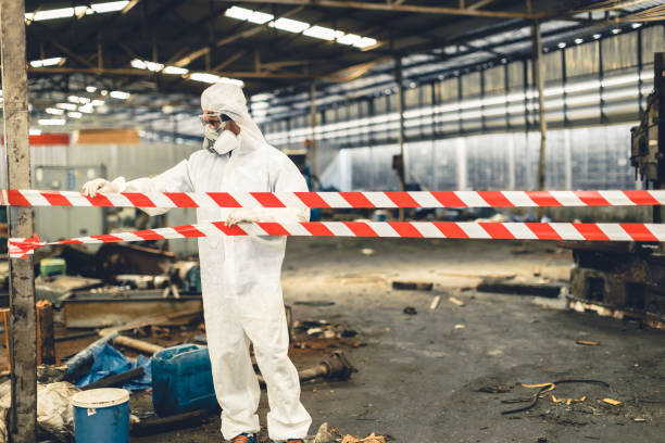 Professional Trauma Scene Cleanup technician working in Erie, PA